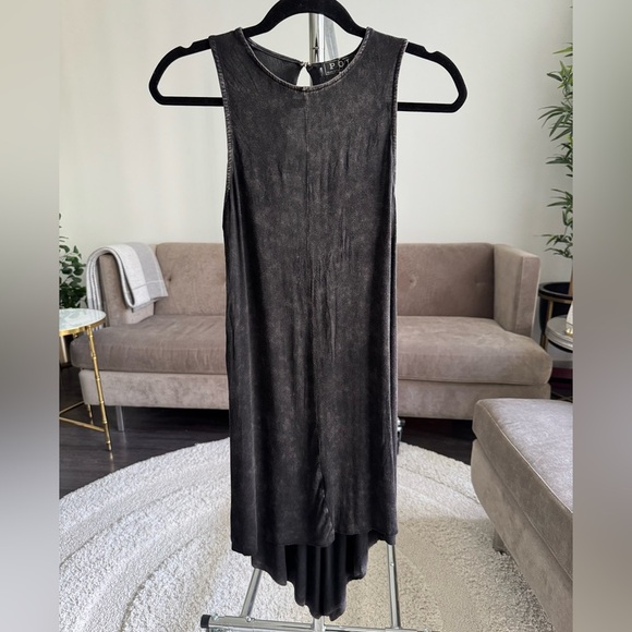 POL Charcoal Gray Black Sleeveless Dress Size Small New NWT - Picture 3 of 10